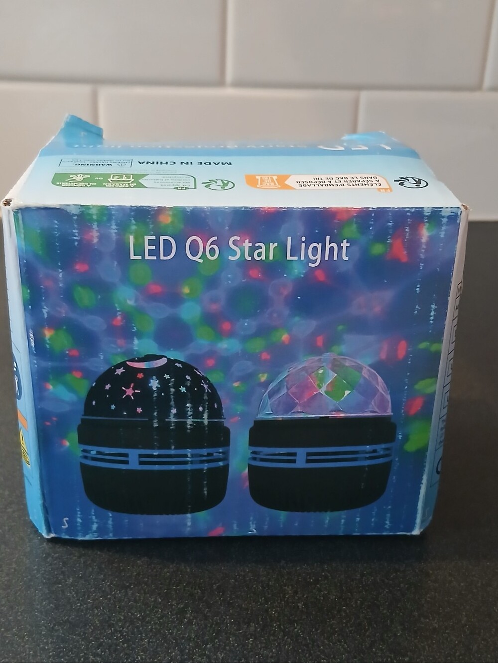 New Colorful LED light sparkle star colorful wall light kids girls boys